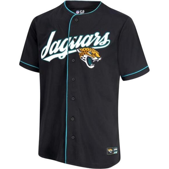 NEW NFL Jacksonville Jaguars Game Day Button Down Baseball Mesh Jersey - Picture 2 of 5